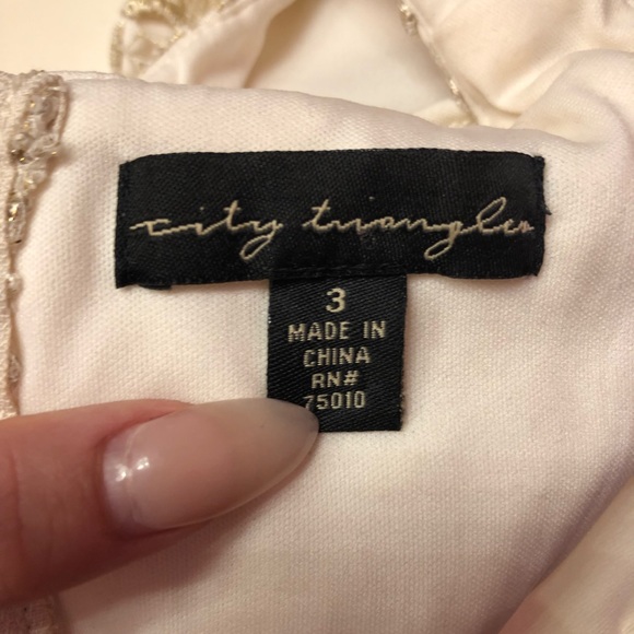 Two Piece Black and Gold Prom Dress - Picture 6 of 6